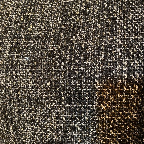 J Crew Sparkle Tweed sheath dress velvet frayed - Picture 15 of 16